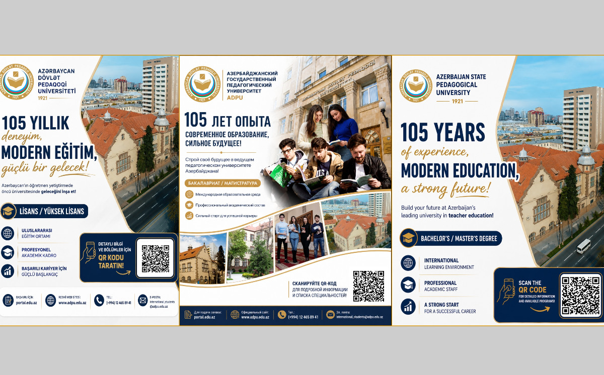 ADPU ƏCNƏBİ TƏLƏBƏLƏR ÜÇÜN QƏBUL ELAN EDİR - HAZIRLIQ, BAKALAVRİAT, MAGİSTRATURA 