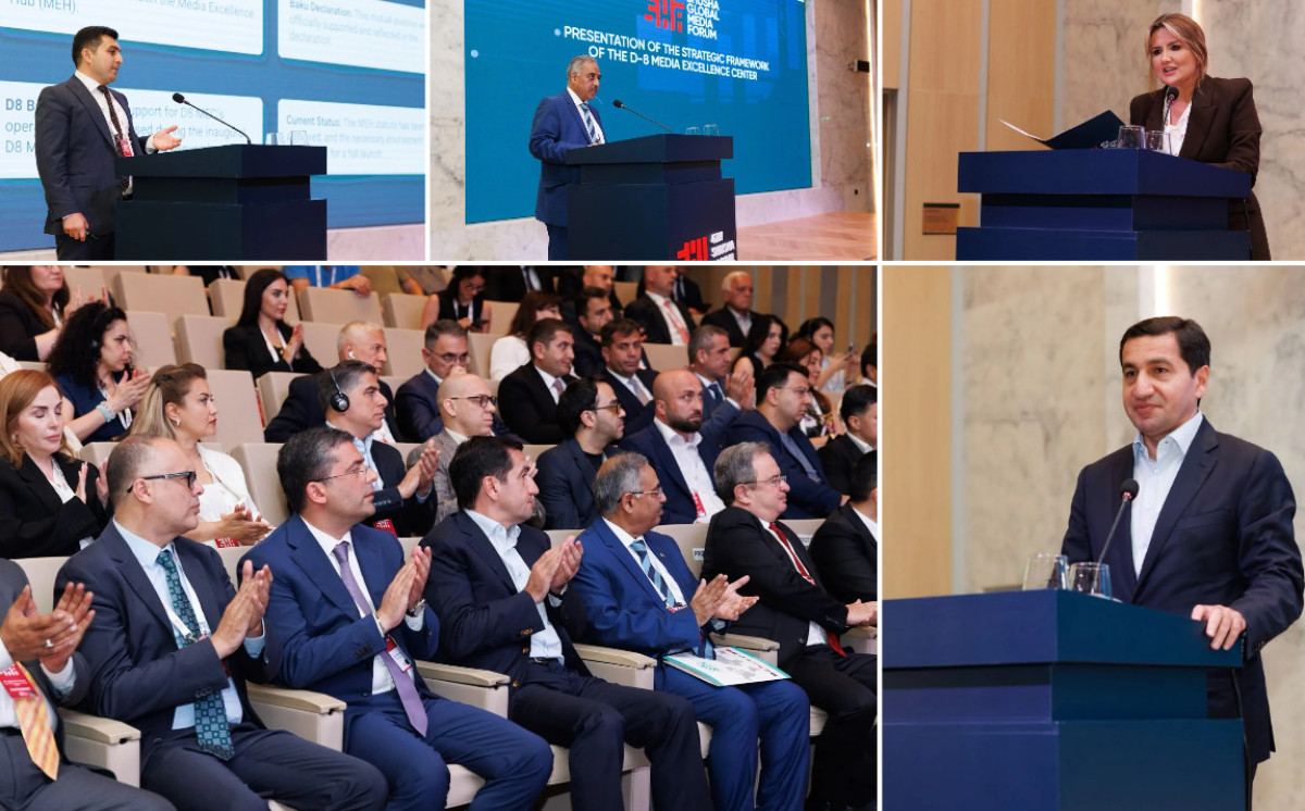 4-cü Şuşa Qlobal Media Forumu çərçivəsində D-8 Media Mükəmməllik Mərkəzinin strategiyası təqdim olunub 