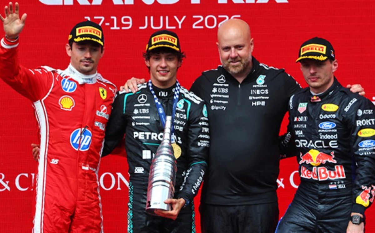 Antonelli Belçikada da heç kimə şans vermədi - Formula 1