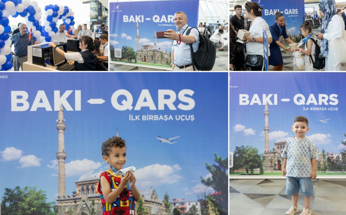 Azərbaycan Hava Yolları Qarsa ilk reysini həyata keçirib 
