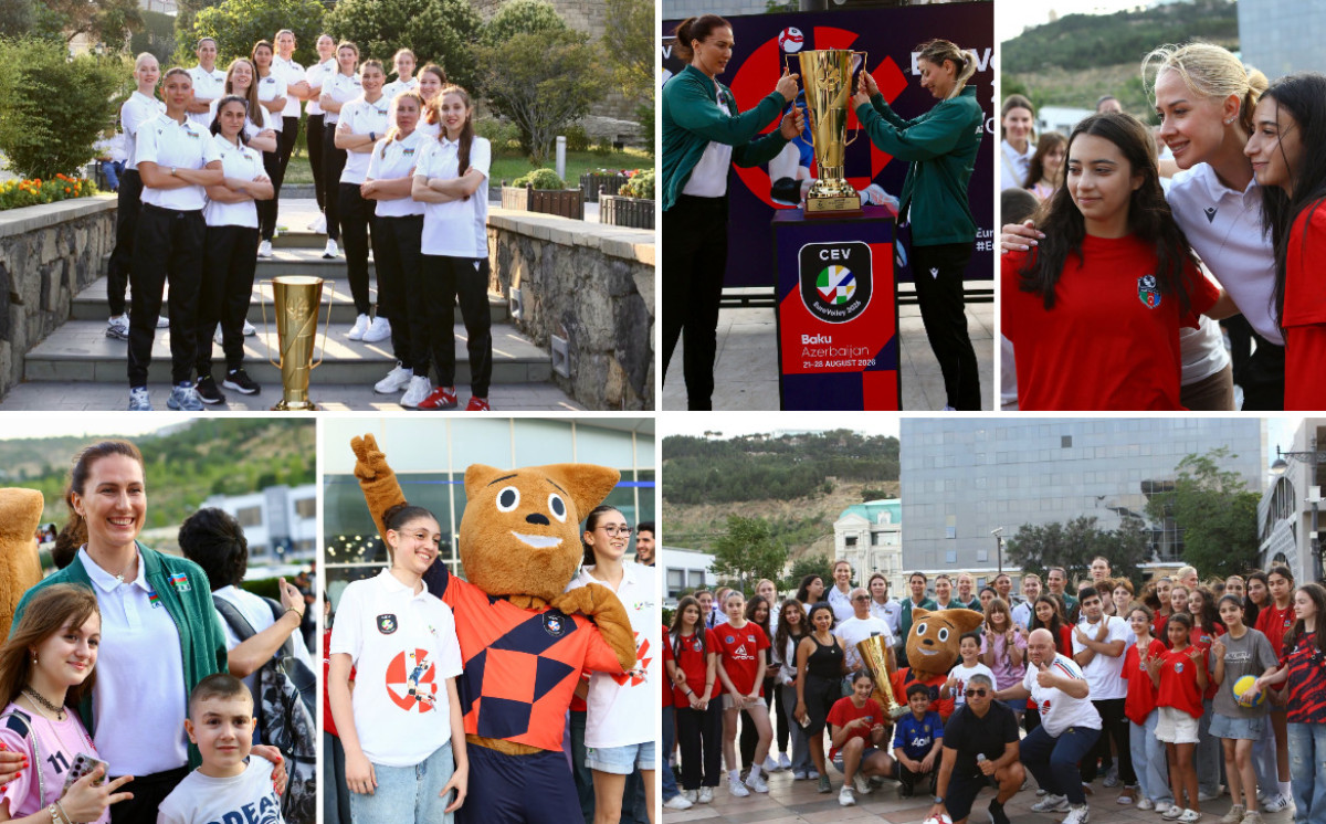 Bakıda EuroVolley 2026 Women kubokuna həsr olunmuş voleybol festivalı keçirildi 