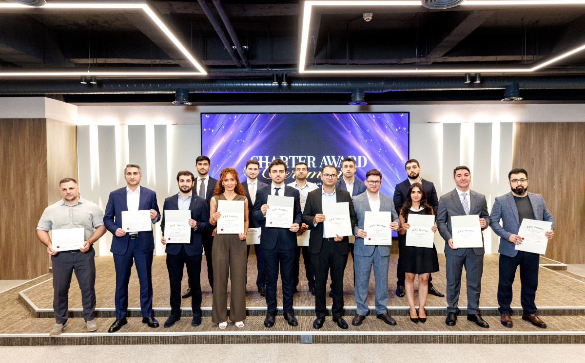 Bakı Fond Birjası Azərbaycanda yeni CFA nizamnaməsi sahiblərinin təltifetmə tədbirinə ev sahibliyi edib 