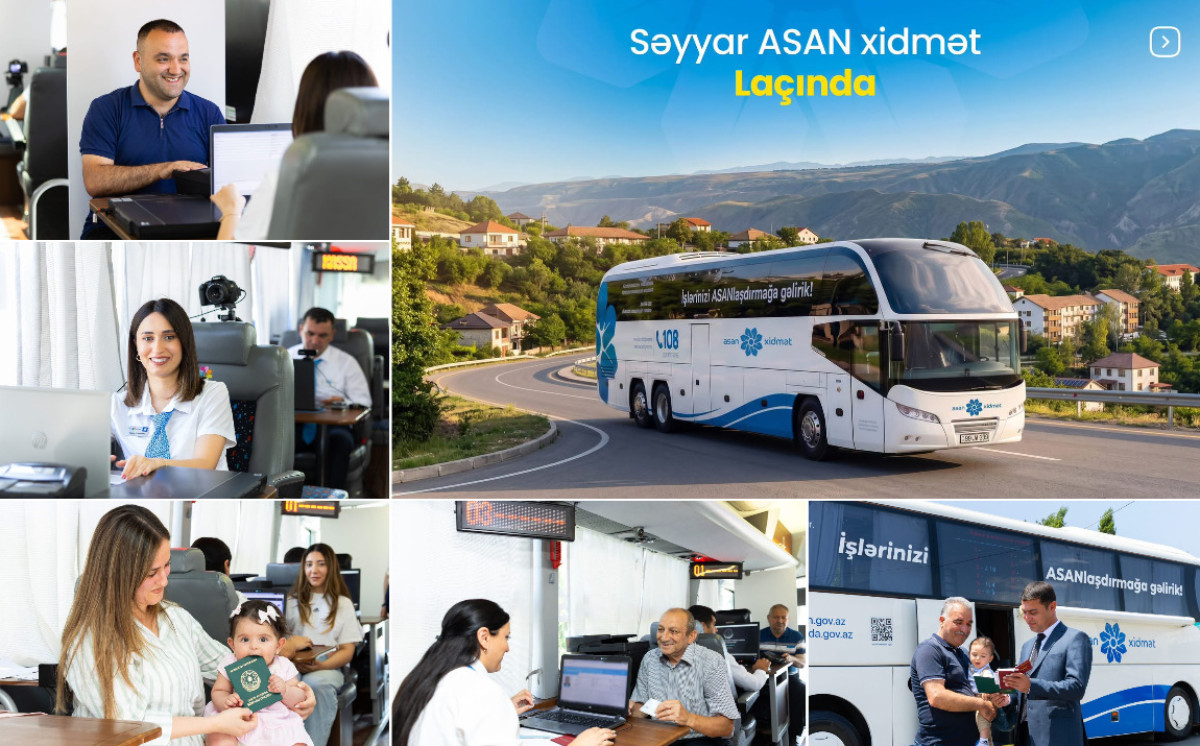 Səyyar ASAN xidmət Laçında 