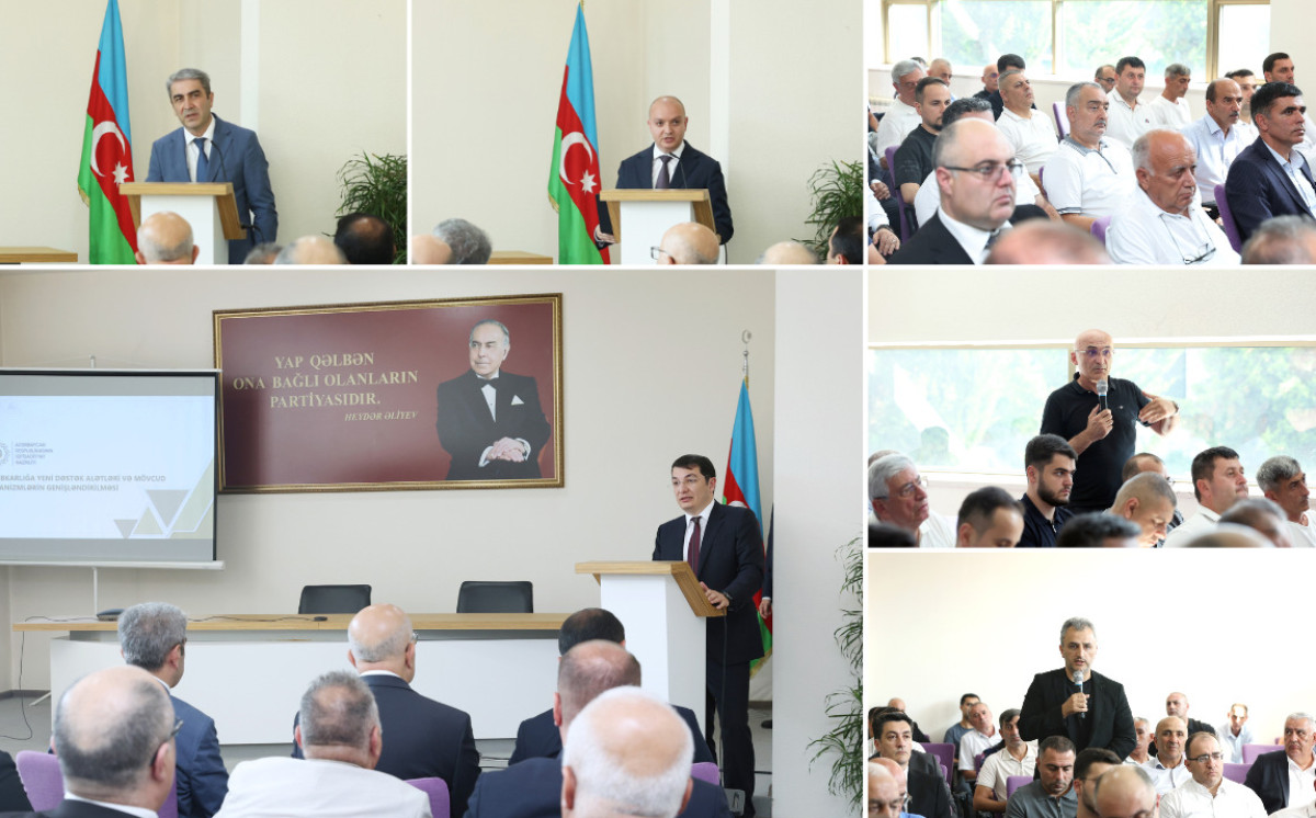 Sahibkarlar biznesə dövlət dəstəyinin yeni mexanizmləri barədə məlumatlandırılıblar 