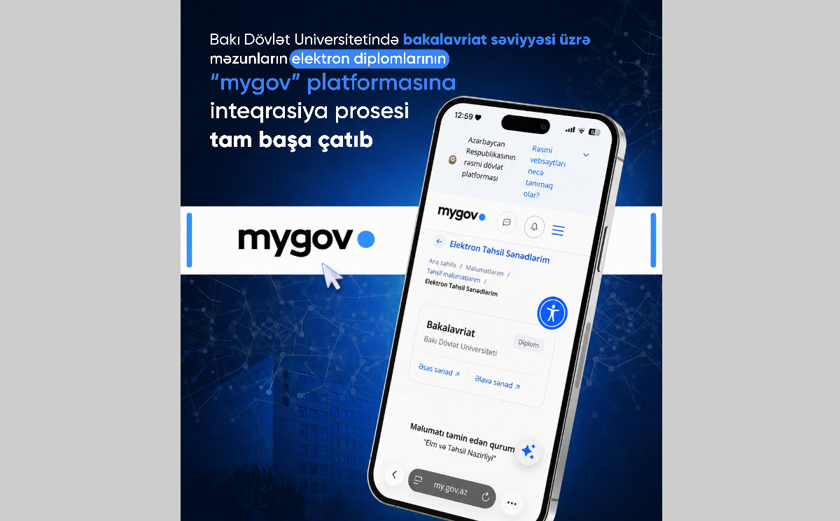 Electronic Diplomas for BSU Graduates Now Available on the mygov Platform 