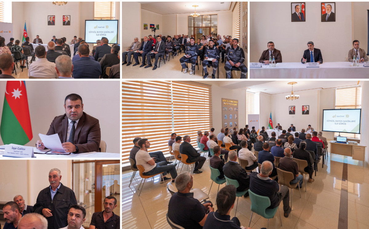“AzerGold” CJSC holds next meeting with local communities in Goygol 