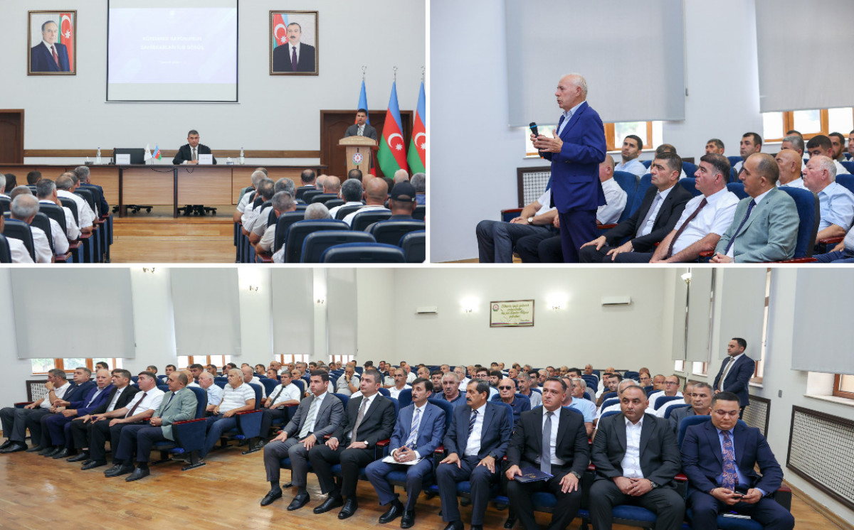 Sahibkarlarla növbəti görüş Kürdəmir rayonunda təşkil olunub 