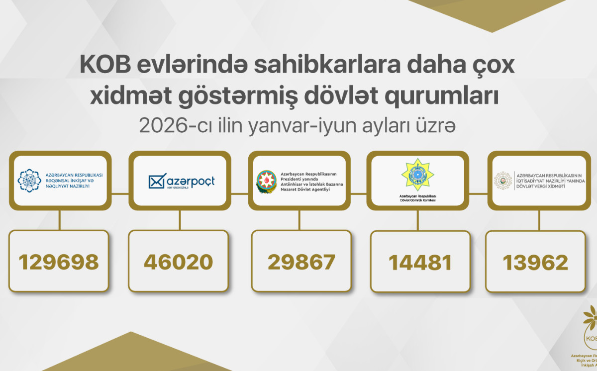 Sahibkarlar hansı xidmətlər üçün KOB evlərinə müraciət ediblər 