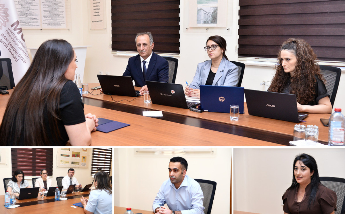 Direktor vəzifəsinə işə qəbul müsabiqəsinin müsahibə mərhələsi keçirilir 