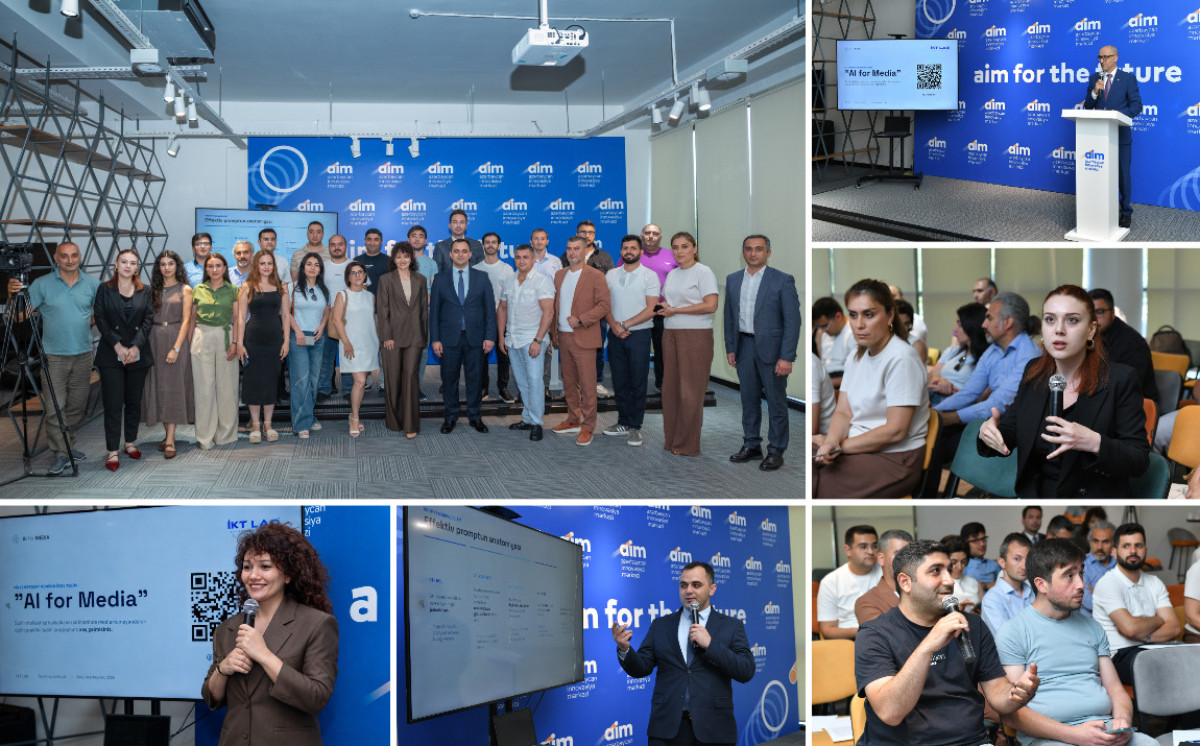 “İKT LAB” media nümayəndələri üçün süni intellekt mövzusunda təlim təşkil edib 
