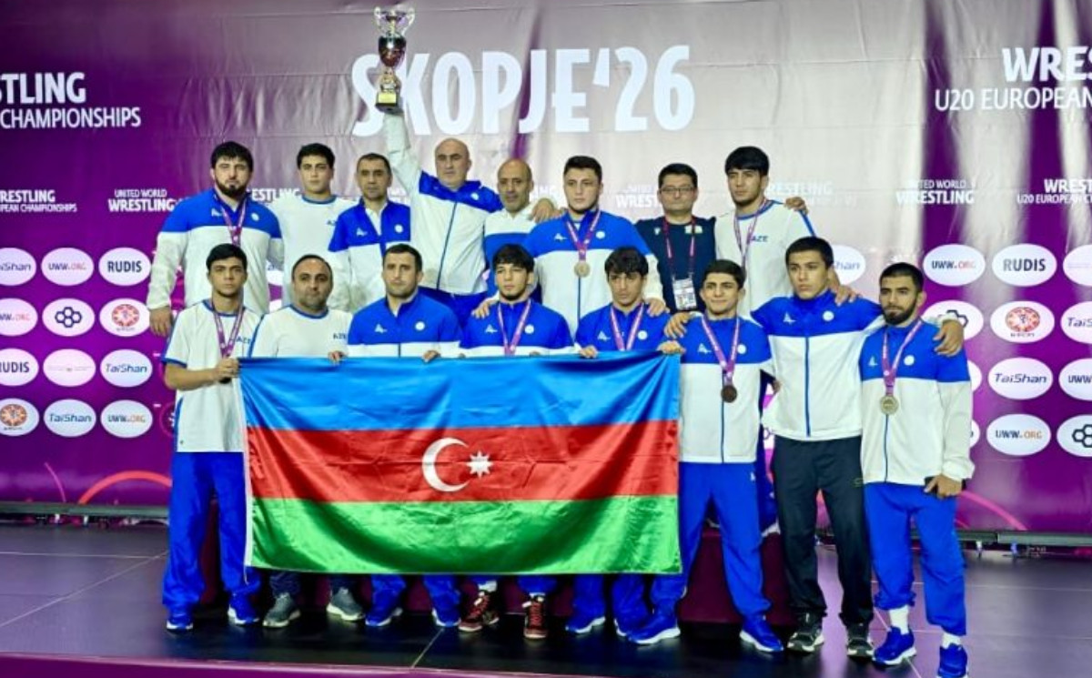 U20 sərbəst güləş millimiz Avropa çempionatında tarixi nəticəyə imza atdı - 8 medal