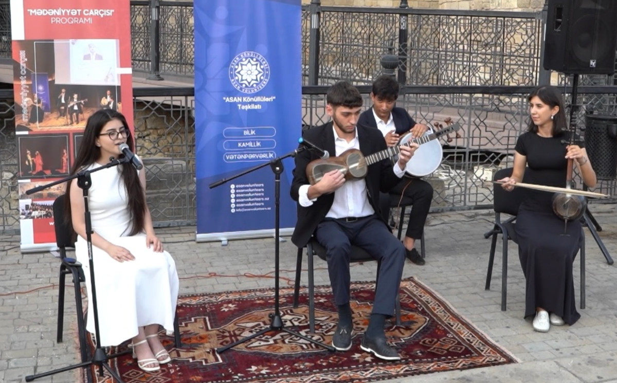 ASAN könüllüləri “Qədim Şəhərin Muğam Sədası” tədbirini reallaşdırıblar 