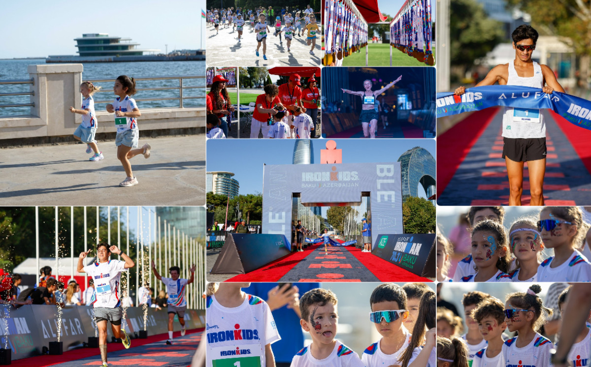 “Alufar IRONMAN 70.3 Baku” çərçivəsində “IRONKIDS” və “Fun Run” yarışları keçirilib 